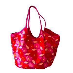 Floral Boho Tote Packable